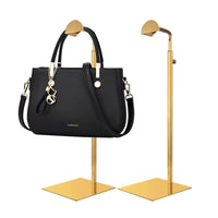 Porte sac à main brillant or rose sur pied Porte sac à main brillant or rose sur pied - AccrocheMonSac ™